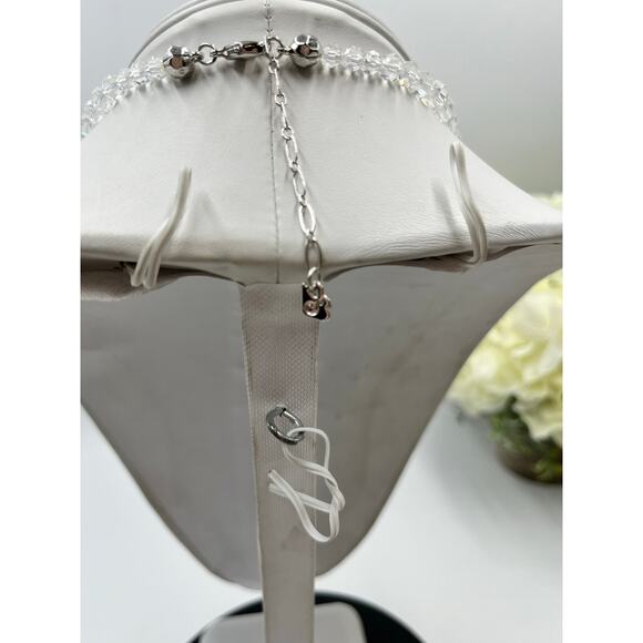 Swarovski Vintage Graduated
 Faceted Crystal Bead Necklace Statement Jewelry - Picture 11 of 16